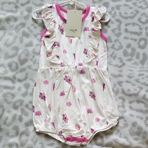 Kyte BABY Raspberry Shells Romper